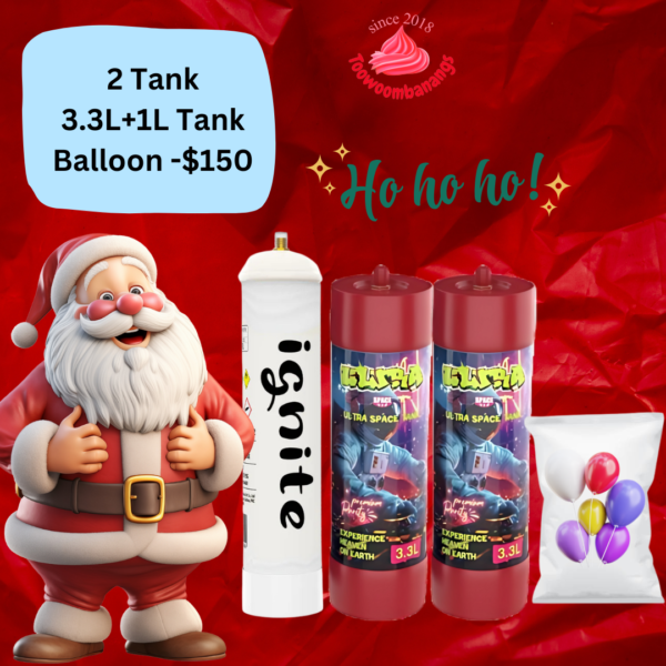 2 Tank 3.3L+1L Tank Balloon -$150